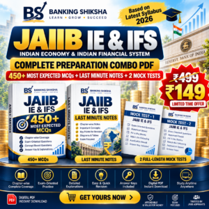 JAIIB IE & IFS Combo PDF | 450+ MCQs + Notes + 2 Mock Tests